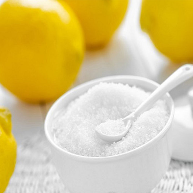 Application de l'acide citrique dans l'industrie alimentaire